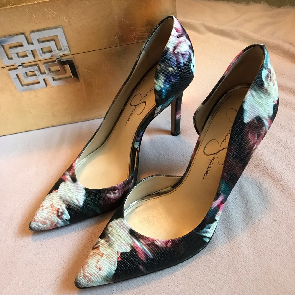 Jessica Simpson pumps - Floral size 7 - Picture 5 of 12